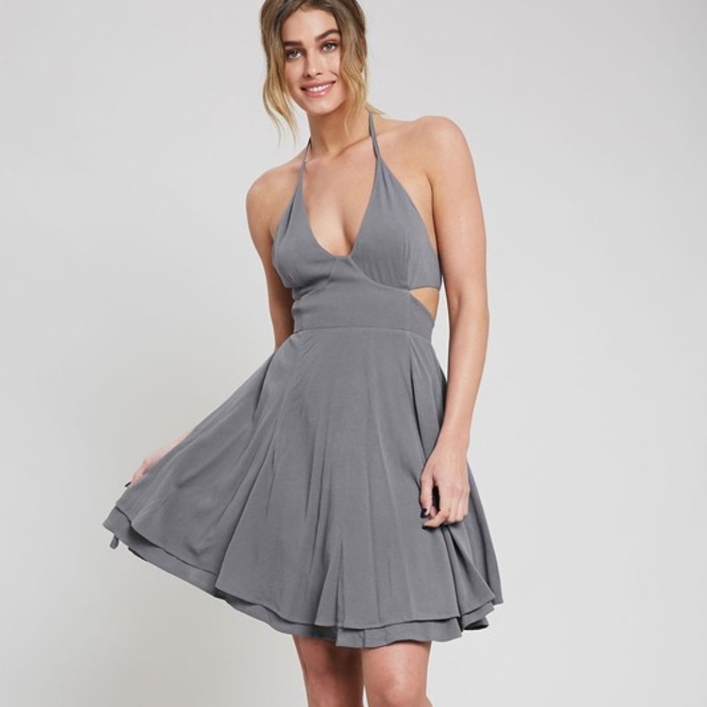 'Night And Day' Halter Dress - Picture 2 of 3